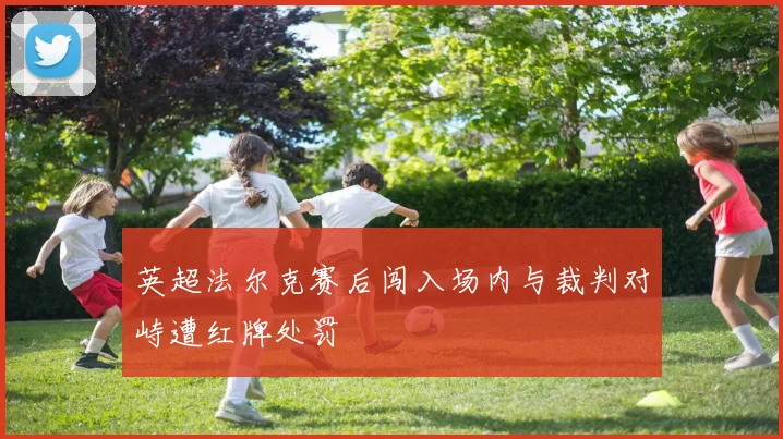 英超法尔克赛后闯入场内与裁判对峙遭红牌处罚